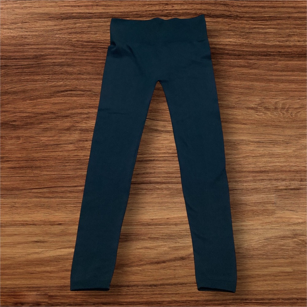 Zenana Outfitters Womens High Waisted Fleece Lined Leggings Black L/XL